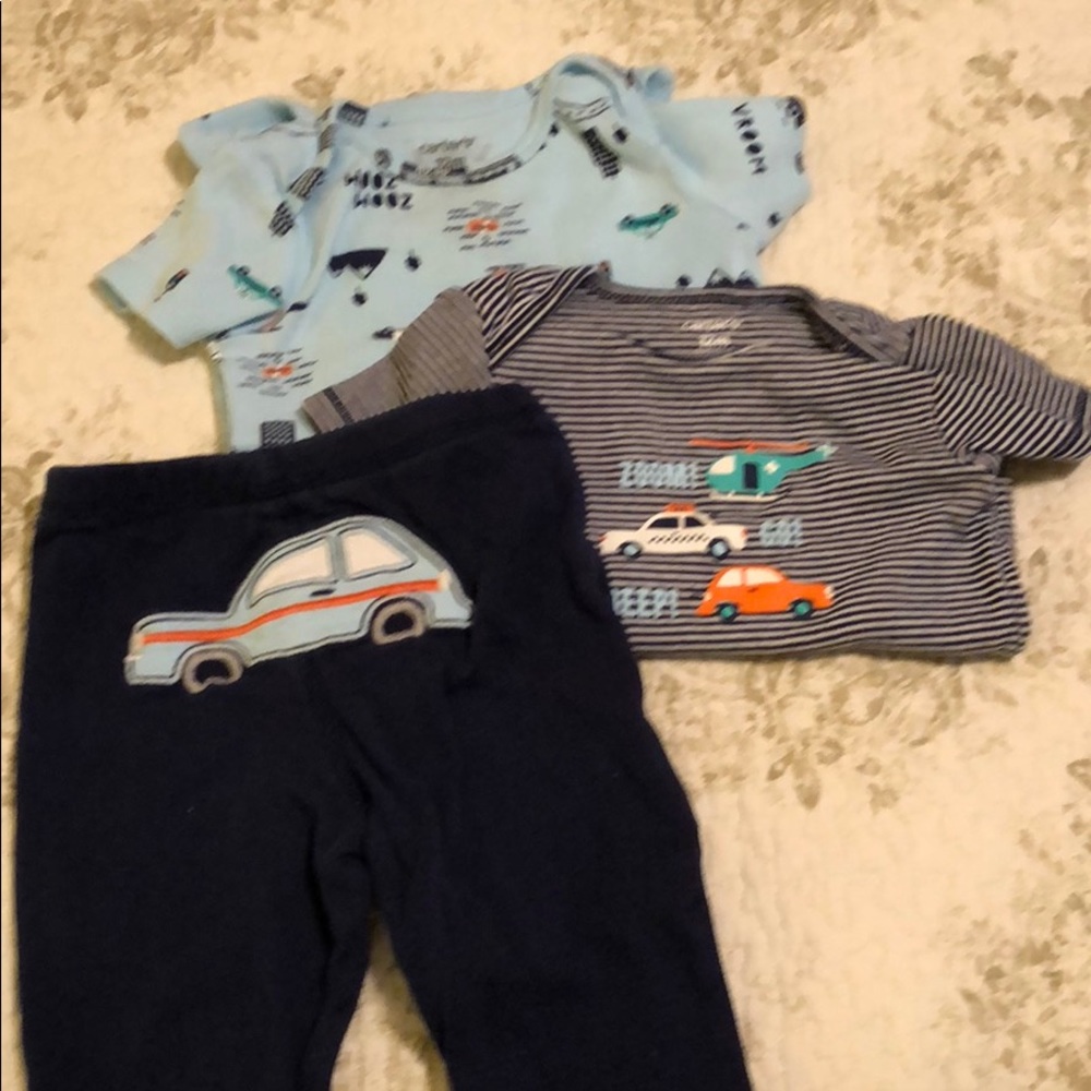 💙carters baby boy onesie and pant set💙
